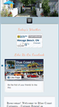 Mobile Screenshot of bluecoastcottages.com